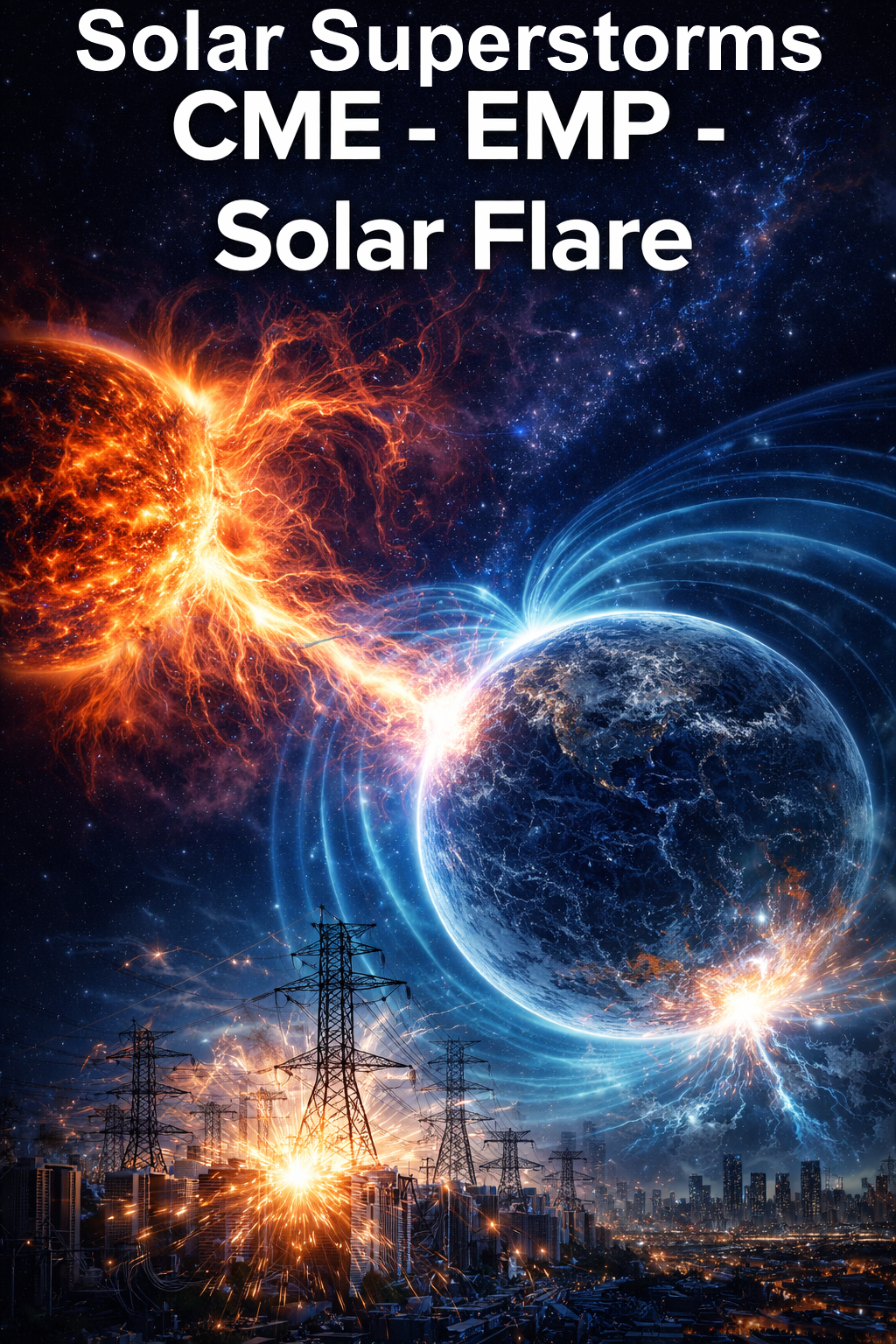 solar flare, cme, and emp image
